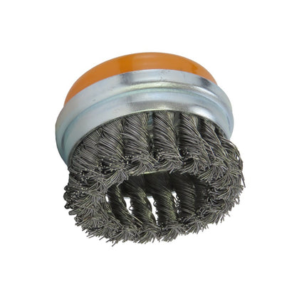 WIRE BRUSH GRINDER CUP BRUSH TWISTED 75MM M14X2 MILD STEEL