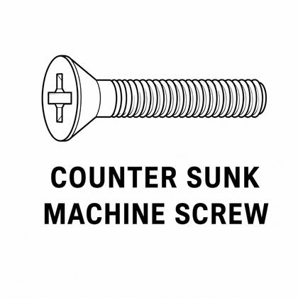 COUNTER SUNK MACHINE SCREW