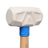 Real Steel 16oz White rubber mallet