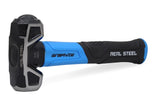 Real Steel Jacketed Graphite Drilling Sledge Hammer, Cross Striking Head, 2-Pound