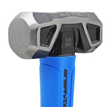 Real Steel Jacketed Graphite Drilling Sledge Hammer, Cross Striking Head, 2-Pound