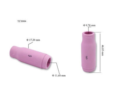 Fire Bird tig 6# ceramic 10n48 2pk