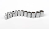 Vanquish 1/4" Drive 12-Pt Metric Reg Socket 13mm