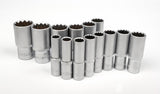 Vanquish 1/2" Drive 12-Pt Metric Deep Socket 32mm
