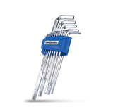 Vanquish Long Arm Hex End Hex Key Wrenches Set, Inch,13-Piece