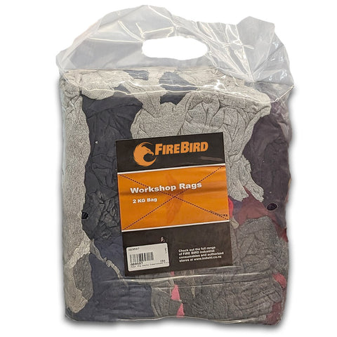 Fire Bird Rags mixed cotton compressed 2kg – Firebird NZ - Wholesale ...