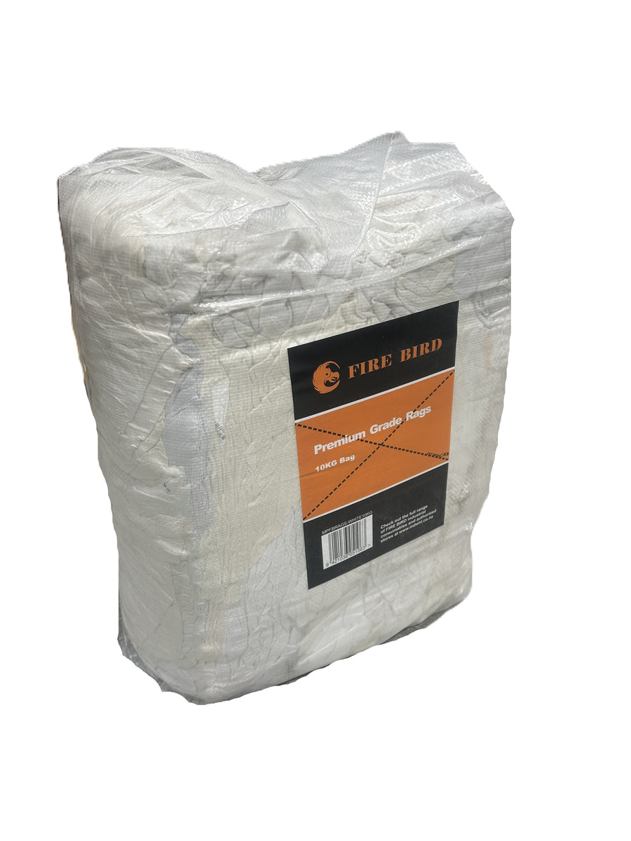 Fire Bird Rags white cotton compressed 10kg – Firebird NZ - Wholesale ...