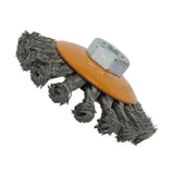 Fire Bird twist knot bevel brush 125mm (M14)