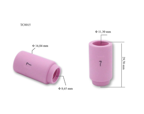 Fire Bird tig 7# ceramic 13n11 2pk