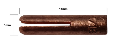 1.6mm tig collet 53n14 2pk