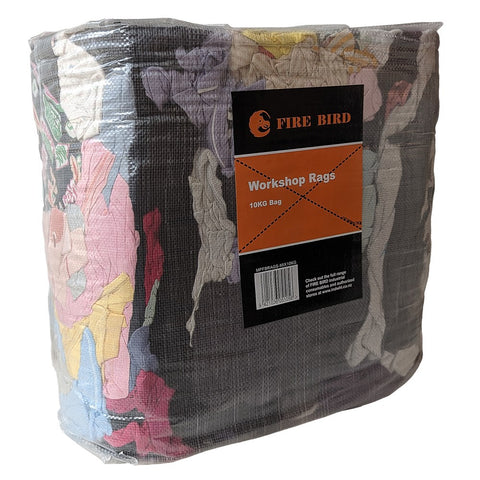 Rags mixed cotton compressed 10kg