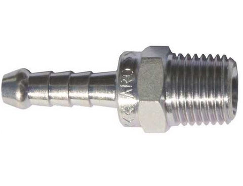 8mm hose tale x 1/4 bsp male (A110)