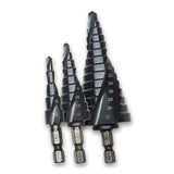 Fire Bird Step drill 4-20MM BLACK spiral