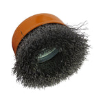 WIRE BRUSH GRINDER CUP BRUSH CRIMPED 100MM M14X2 MILD STEEL