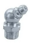 10PK GREASE NIPPLE 1/4 UNF 45