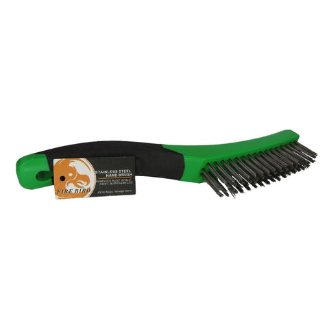 Fire Bird WIRE BRUSH HAND HAND BRUSH STAINLEES STEEL 4 ROW